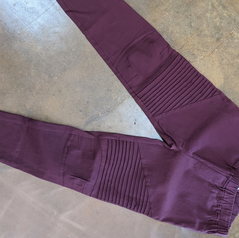 Plus size Burgundy pants